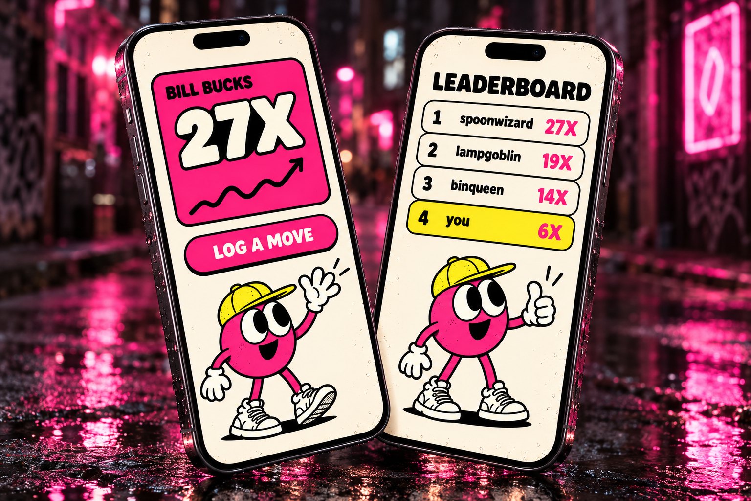 Go Beyond on two phones